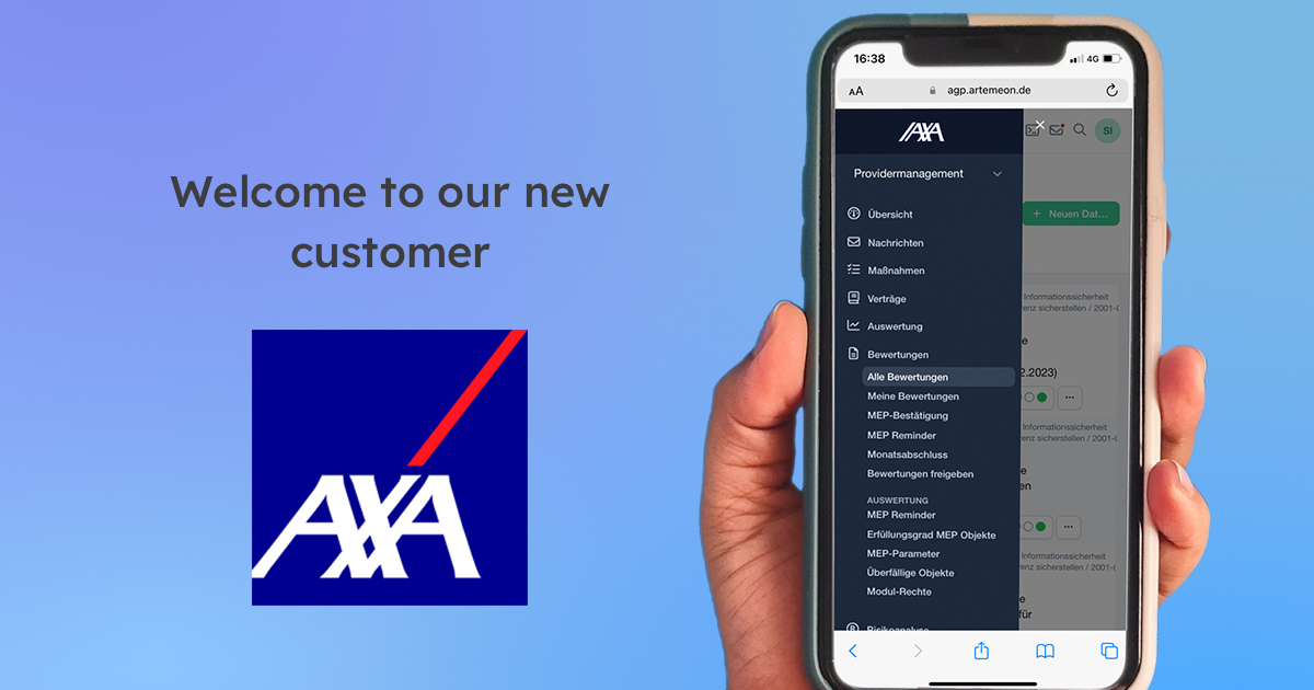 AXA Konzern AG relies on ISMS@ARTEMEON and VAM@ARTEMEON software